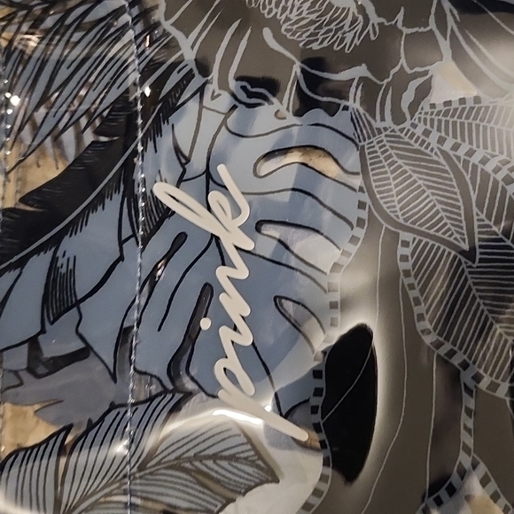 Victoria's Secret Pink Clear Bag Tote with Small Bag - Picture 4 of 14